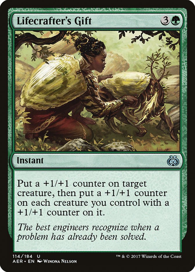Lifecrafter's Gift [Aether Revolt] | Chromatic Games