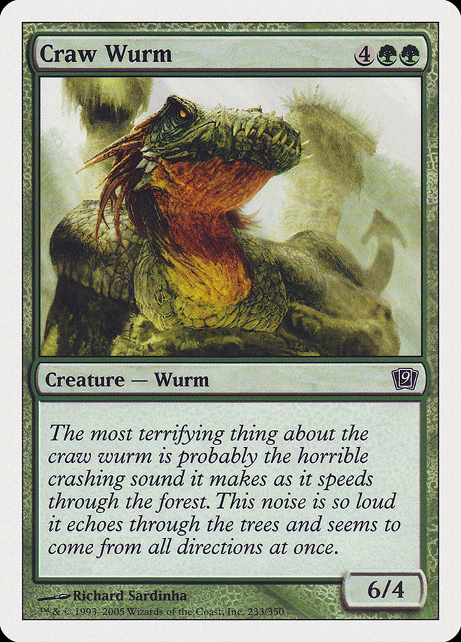 Craw Wurm [Ninth Edition] | Chromatic Games