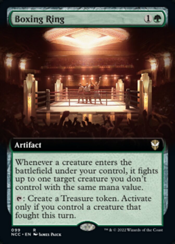 Boxing Ring (Extended Art) [Streets of New Capenna Commander] | Chromatic Games