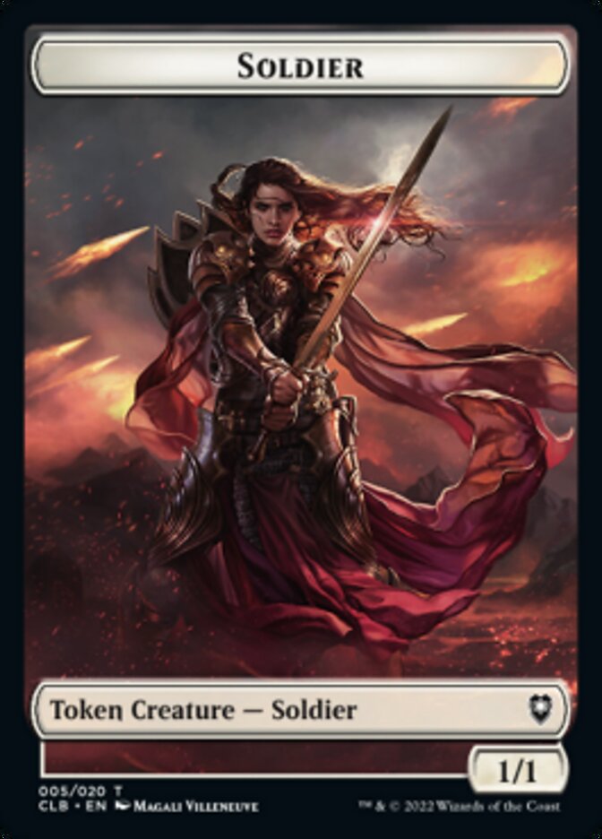 Soldier Token [Commander Legends: Battle for Baldur's Gate Tokens] | Chromatic Games