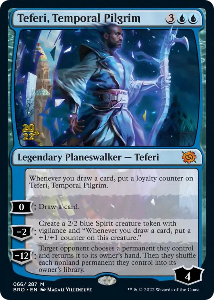 Teferi, Temporal Pilgrim [The Brothers' War Prerelease Promos] | Chromatic Games