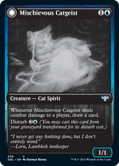 Mischievous Catgeist // Catlike Curiosity [Innistrad: Double Feature] | Chromatic Games