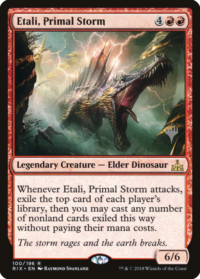 Etali, Primal Storm (Promo Pack) [Rivals of Ixalan Promos] | Chromatic Games