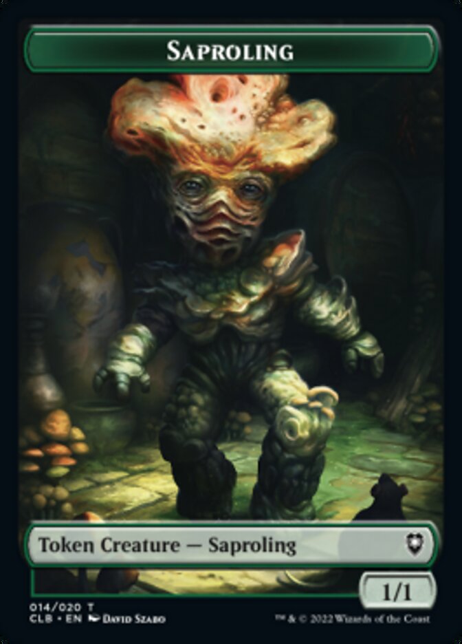 Saproling Token [Commander Legends: Battle for Baldur's Gate Tokens] | Chromatic Games