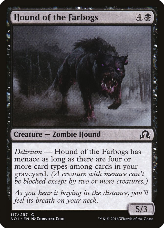 Hound of the Farbogs [Shadows over Innistrad] | Chromatic Games