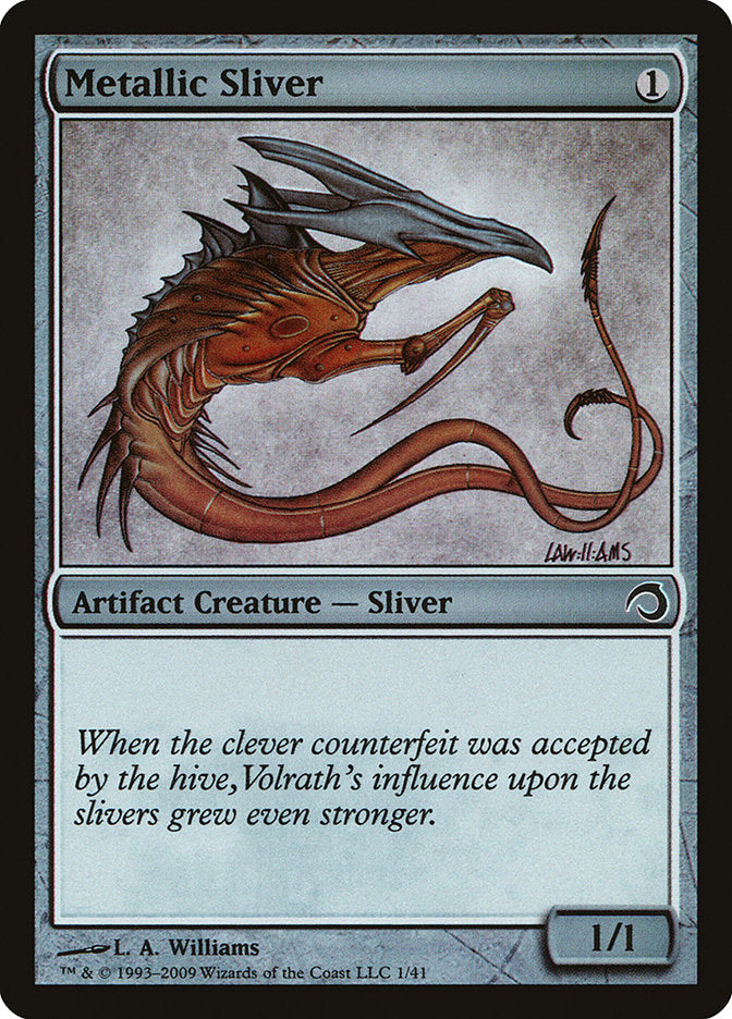 Metallic Sliver [Premium Deck Series: Slivers] | Chromatic Games