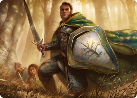 Boromir, Warden of the Tower Art Card [The Lord of the Rings: Tales of Middle-earth Art Series] | Chromatic Games