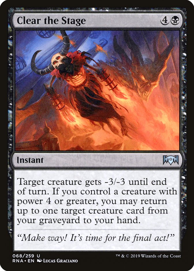 Clear the Stage [Ravnica Allegiance] | Chromatic Games
