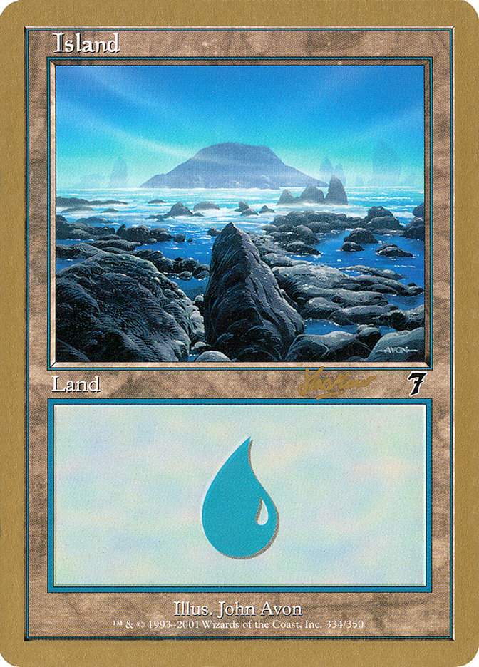 Island (shh334) (Sim Han How) [World Championship Decks 2002] | Chromatic Games