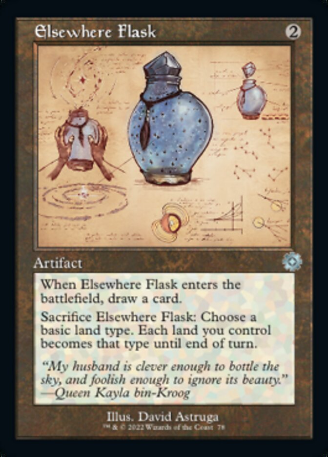 Elsewhere Flask (Retro Schematic) [The Brothers' War Retro Artifacts] | Chromatic Games