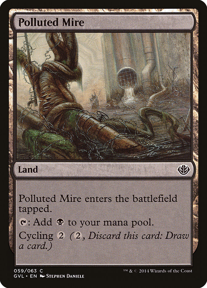 Polluted Mire (Garruk vs. Liliana) [Duel Decks Anthology] | Chromatic Games