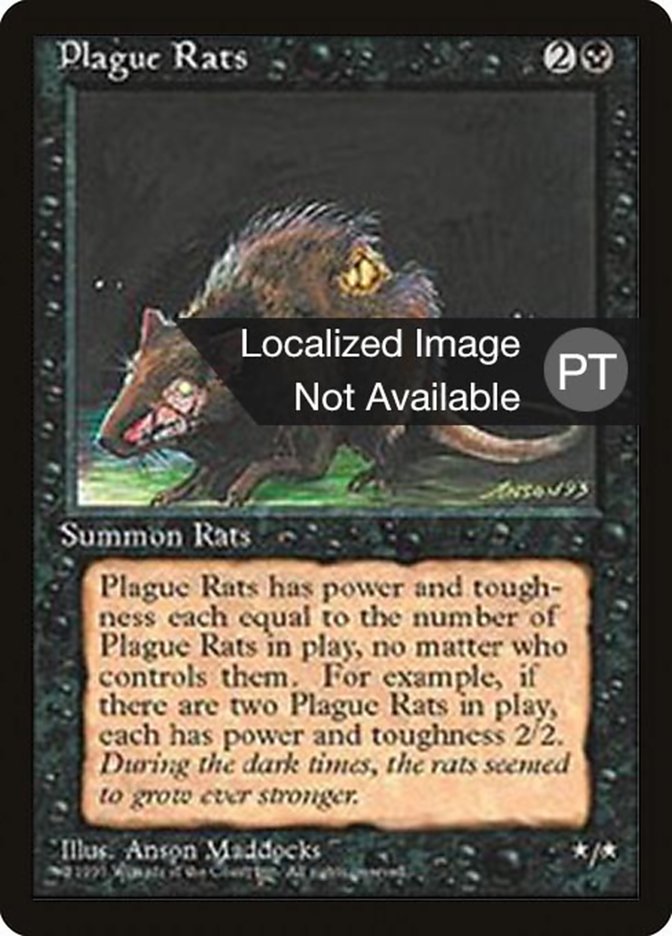 Plague Rats [Fourth Edition (Foreign Black Border)] | Chromatic Games