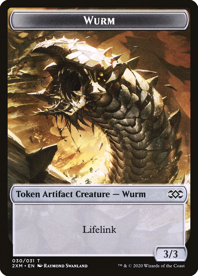 Wurm Token (030/031) [Double Masters Tokens] | Chromatic Games