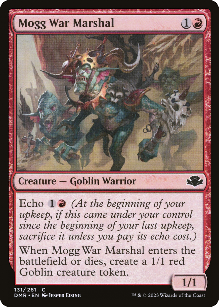 Mogg War Marshal [Dominaria Remastered] | Chromatic Games