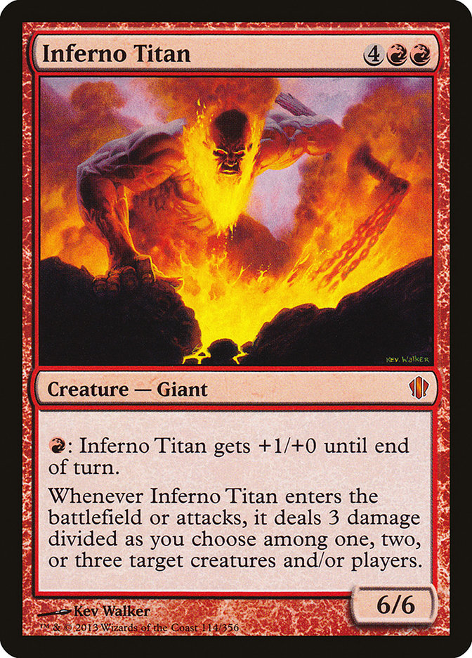 Inferno Titan [Commander 2013] | Chromatic Games