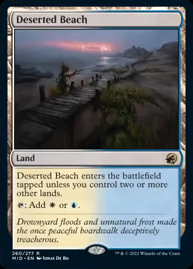 Deserted Beach [Innistrad: Midnight Hunt] | Chromatic Games