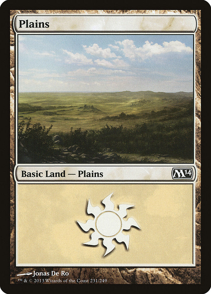 Plains (231) [Magic 2014] | Chromatic Games