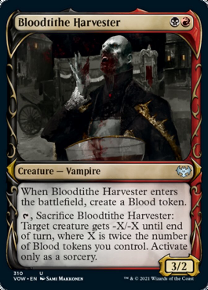 Bloodtithe Harvester (Showcase Fang Frame) [Innistrad: Crimson Vow] | Chromatic Games