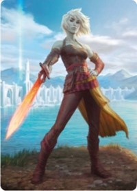 Nahiri, Heir of the Ancients 1 Art Card [Zendikar Rising Art Series] | Chromatic Games