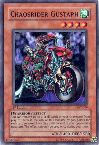 Chaosrider Gustaph [IOC-018] Super Rare | Chromatic Games