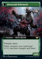 Ulvenwald Oddity // Ulvenwald Behemoth (Extended Art) [Innistrad: Crimson Vow] | Chromatic Games