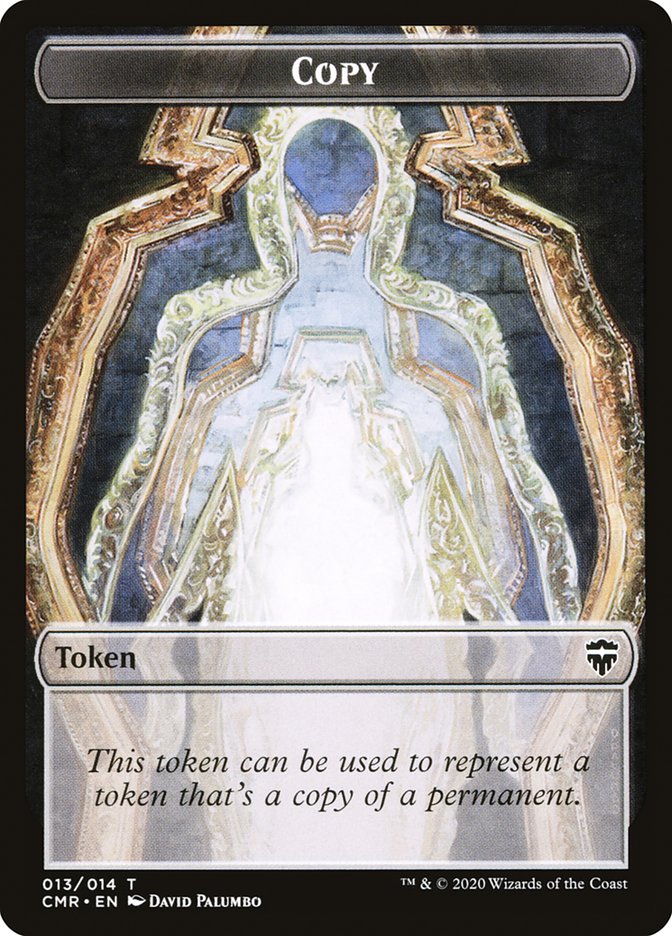 Copy (013) // Spirit Double-Sided Token [Commander Legends Tokens] | Chromatic Games