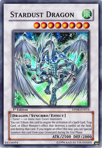 Stardust Dragon [DP08-EN014] Super Rare | Chromatic Games