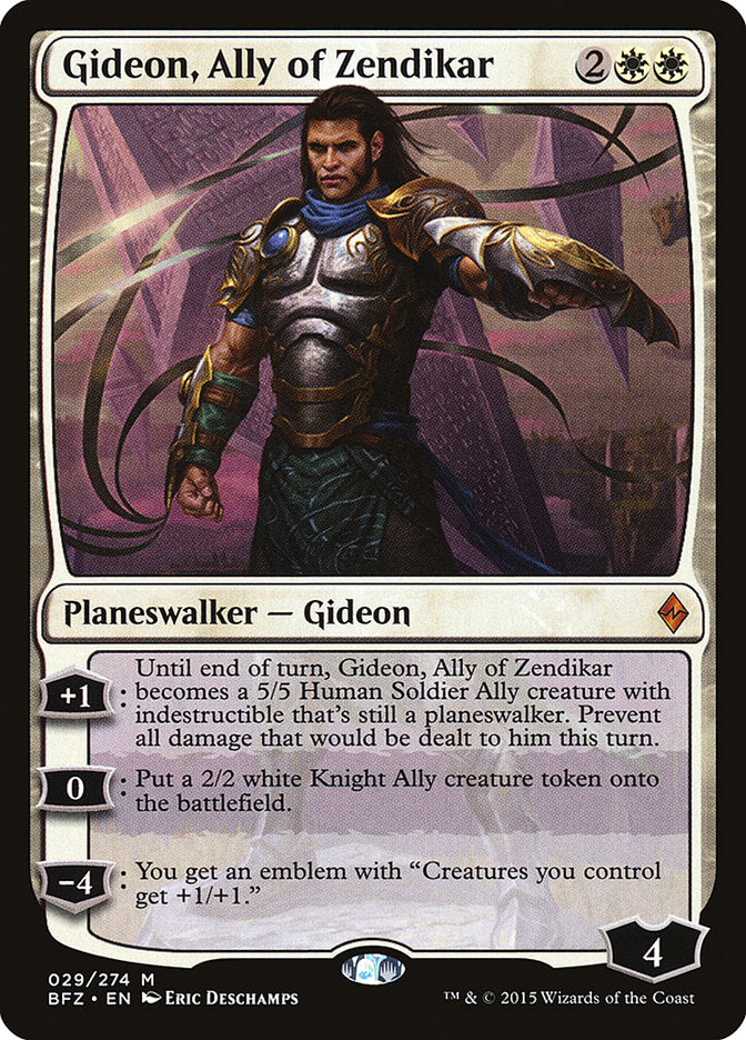 Gideon, Ally of Zendikar [Battle for Zendikar] | Chromatic Games