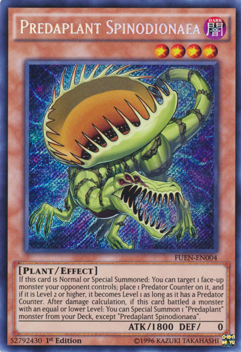 Predaplant Spinodionaea [FUEN-EN004] Secret Rare | Chromatic Games