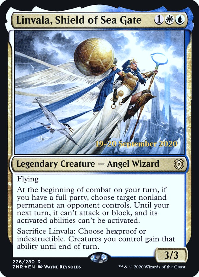 Linvala, Shield of Sea Gate [Zendikar Rising Prerelease Promos] | Chromatic Games