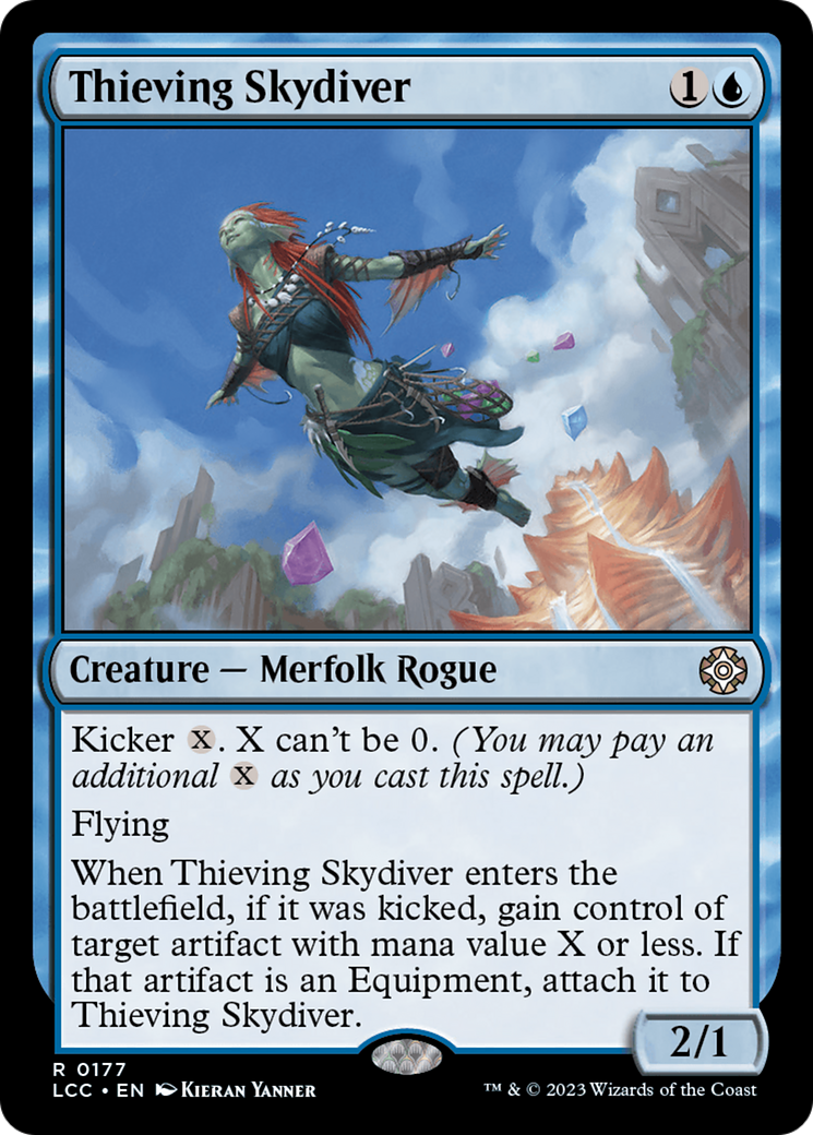 Thieving Skydiver [The Lost Caverns of Ixalan Commander] | Chromatic Games