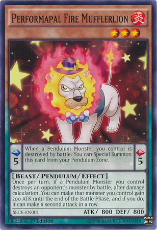 Performapal Fire Mufflerlion [SECE-EN001] Common | Chromatic Games