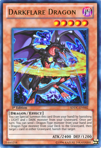 Darkflare Dragon [SDDC-EN002] Ultra Rare | Chromatic Games