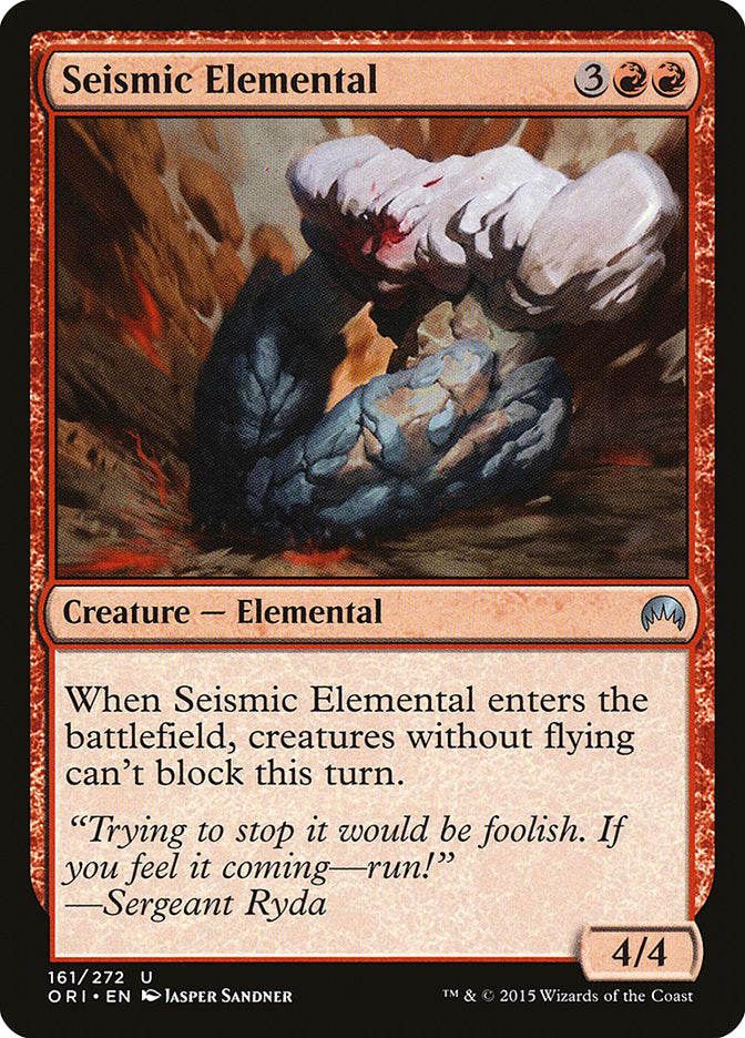 Seismic Elemental [Magic Origins] | Chromatic Games