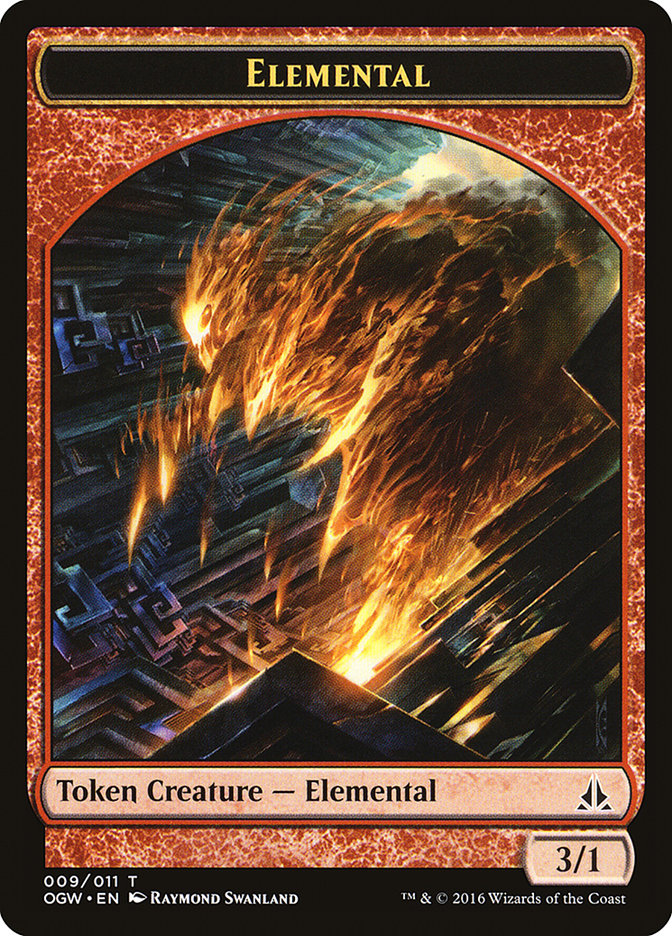 Elemental Token (009/011) [Oath of the Gatewatch Tokens] | Chromatic Games