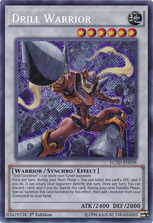 Drill Warrior [LC5D-EN038] Secret Rare | Chromatic Games