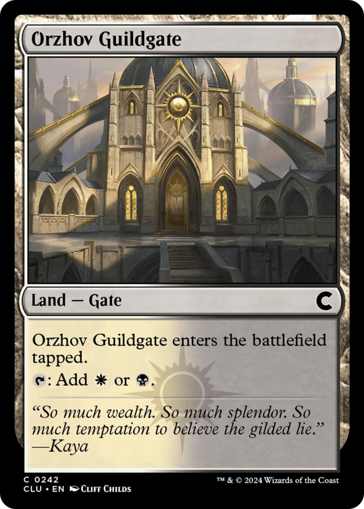 Orzhov Guildgate [Ravnica: Clue Edition] | Chromatic Games