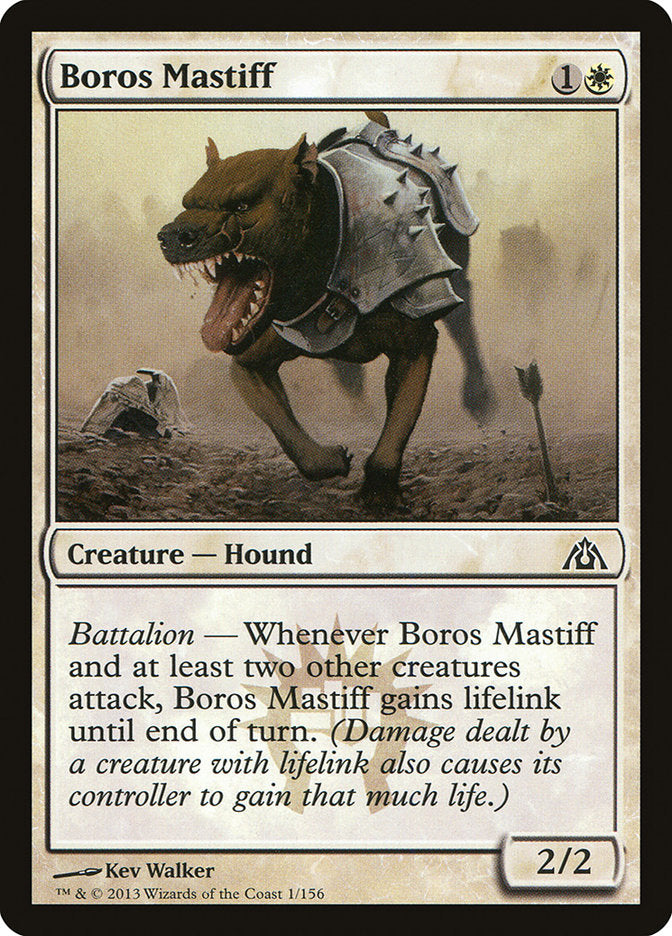 Boros Mastiff [Dragon's Maze] | Chromatic Games