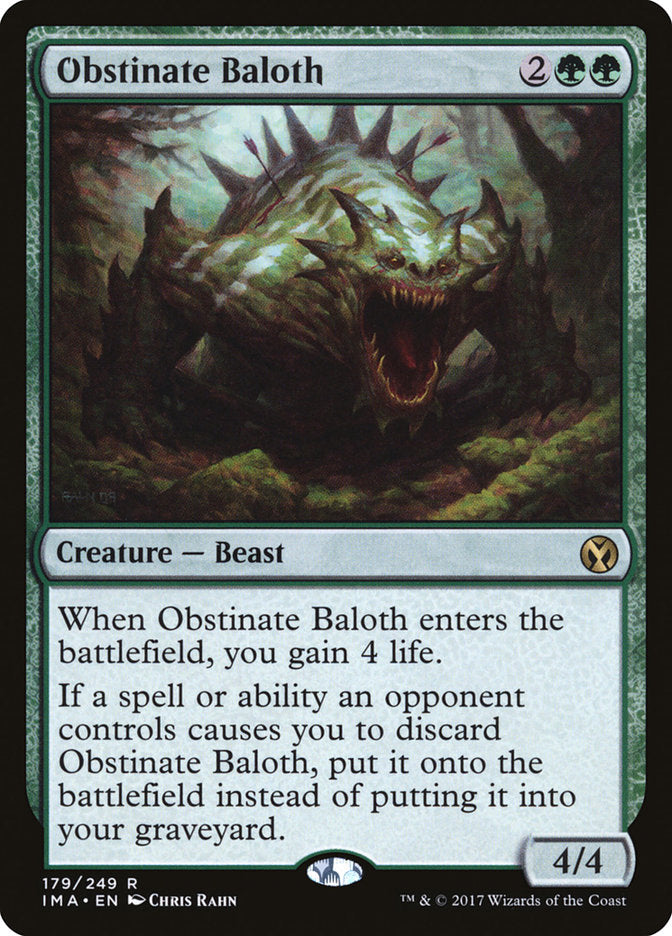 Obstinate Baloth [Iconic Masters] | Chromatic Games