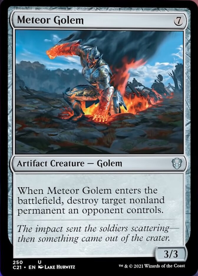 Meteor Golem [Commander 2021] | Chromatic Games