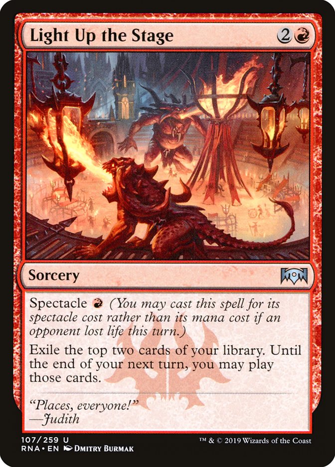 Light Up the Stage [Ravnica Allegiance] | Chromatic Games