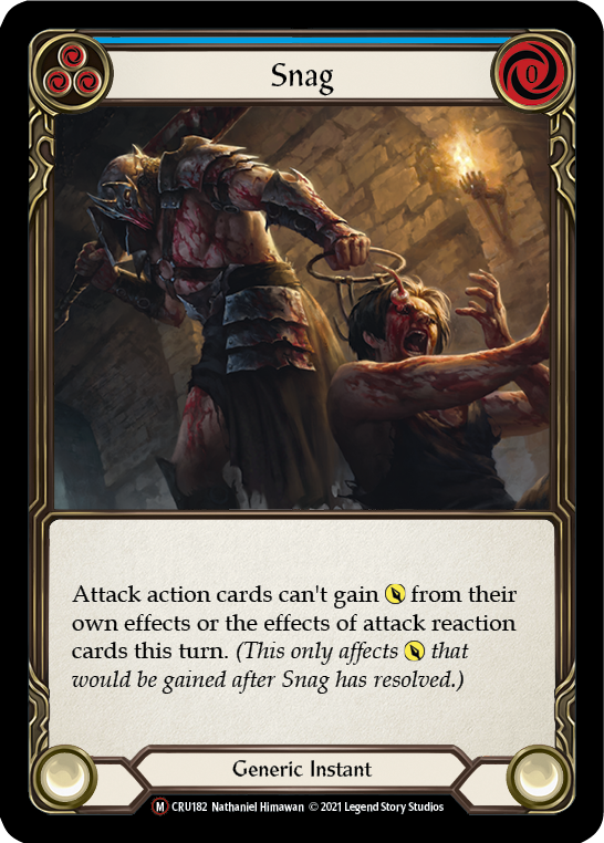 Snag [U-CRU182] (Crucible of War Unlimited)  Unlimited Normal | Chromatic Games