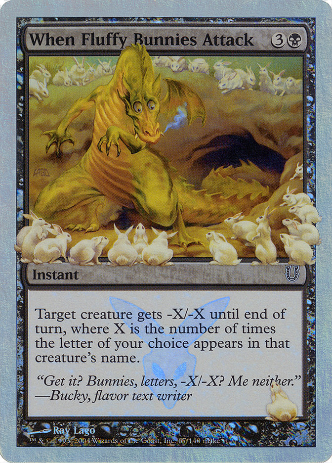 When Fluffy Bunnies Attack (Alternate Foil) [Unhinged] | Chromatic Games