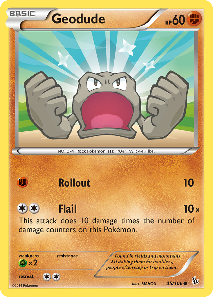 Geodude (45/106) [XY: Flashfire] | Chromatic Games