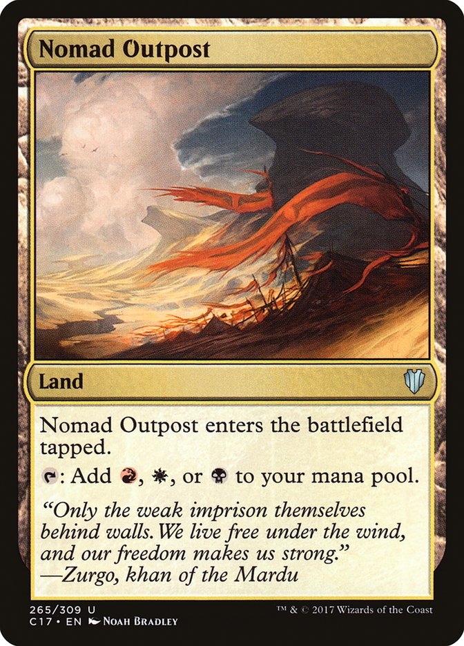 Nomad Outpost [Commander 2017] | Chromatic Games