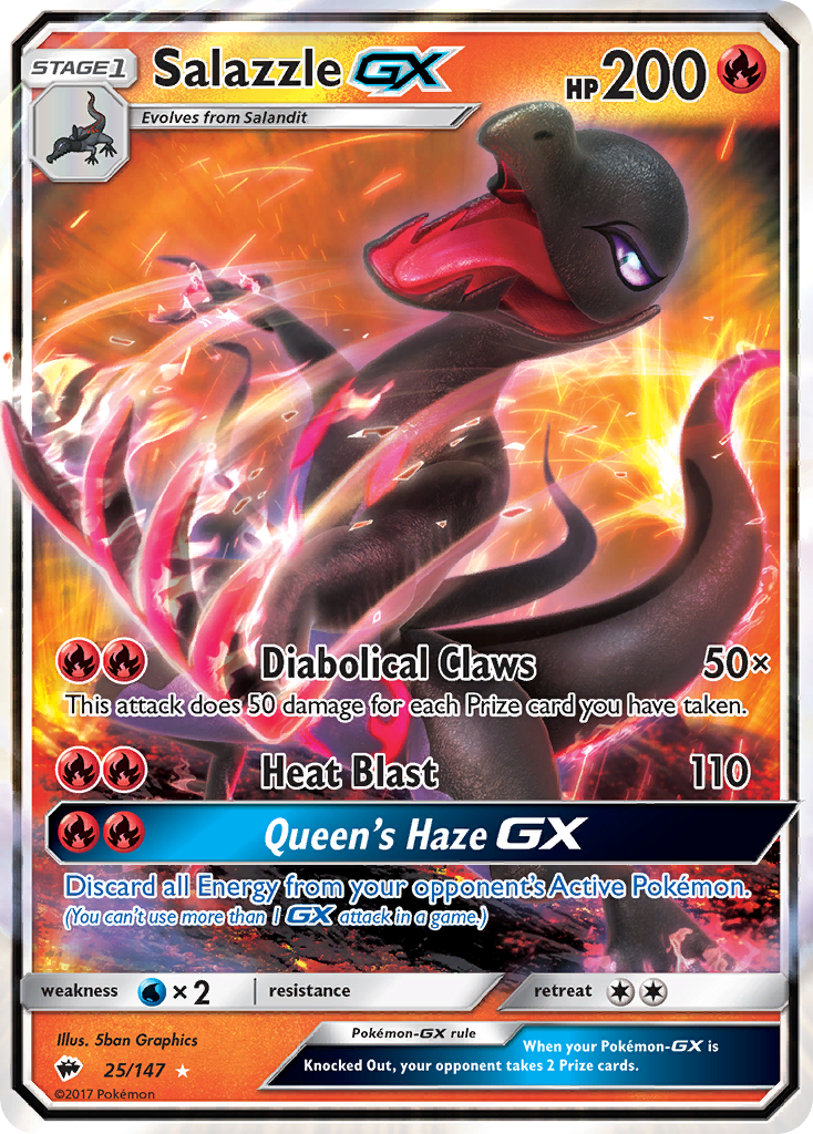 Salazzle GX [Burning Shadows] | Chromatic Games