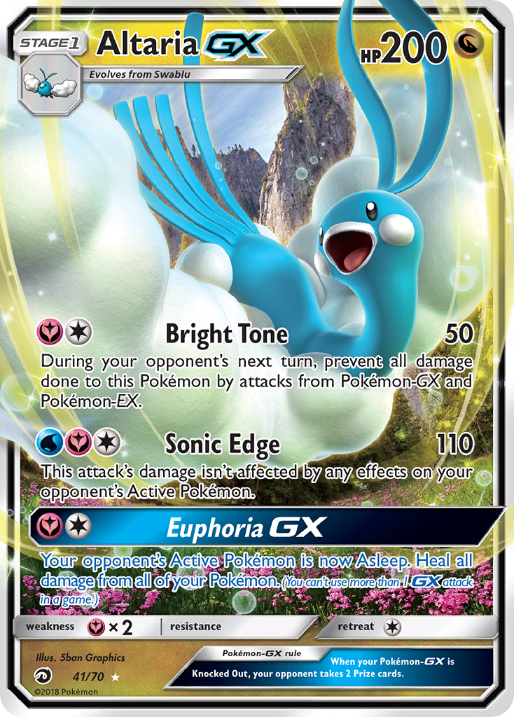 Altaria GX (41/70) [Sun & Moon: Dragon Majesty] | Chromatic Games