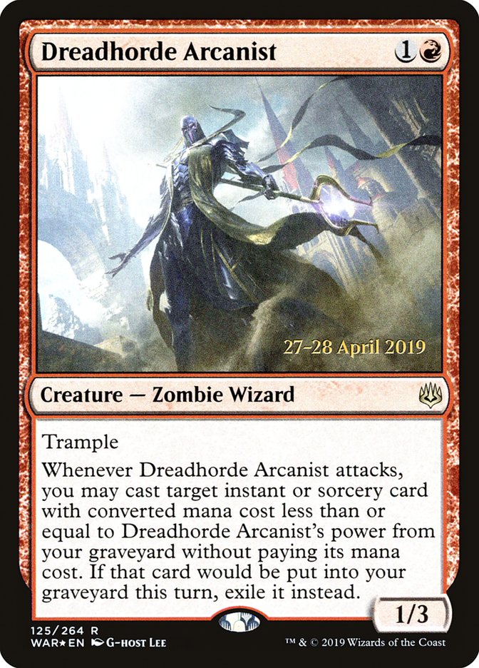 Dreadhorde Arcanist [War of the Spark Prerelease Promos] | Chromatic Games