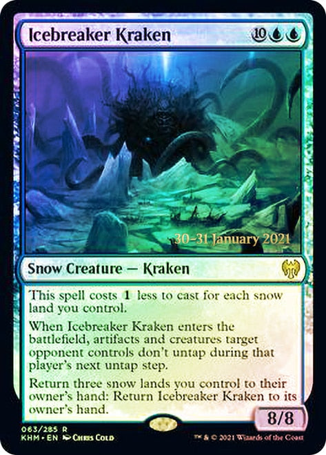 Icebreaker Kraken [Kaldheim Prerelease Promos] | Chromatic Games