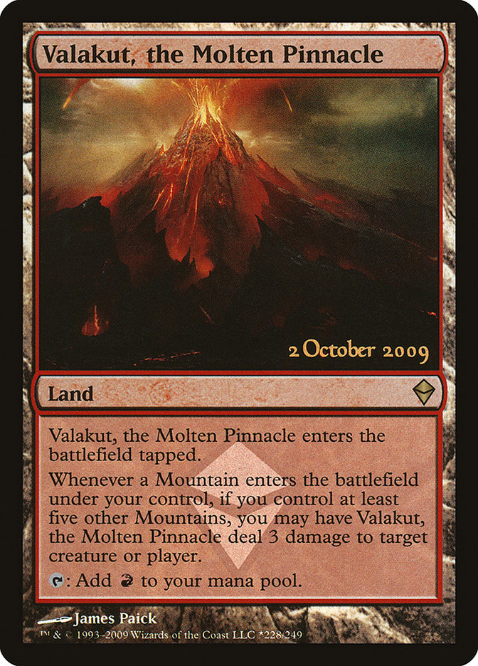 Valakut, the Molten Pinnacle [Zendikar Prerelease Promos] | Chromatic Games